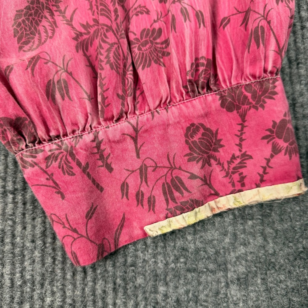 Magnolia Pearl Kiki Bloomers Womens OS 200 Betsy Pink Floral Cotton Boho Cottage - Picture 7 of 16